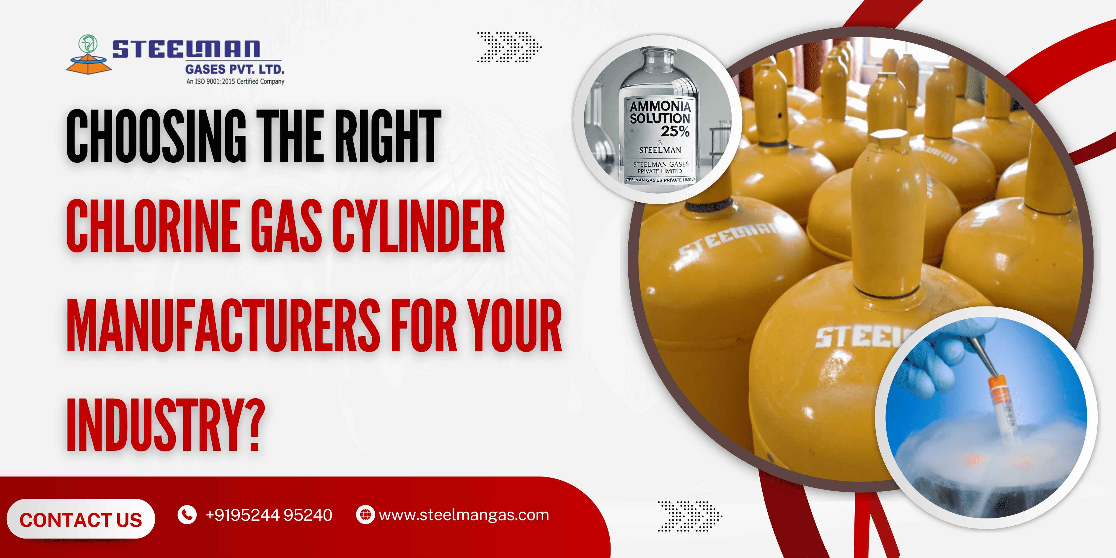 Choosing the Right Chlorine Gas Cylinder Manufacturers for Your Industry